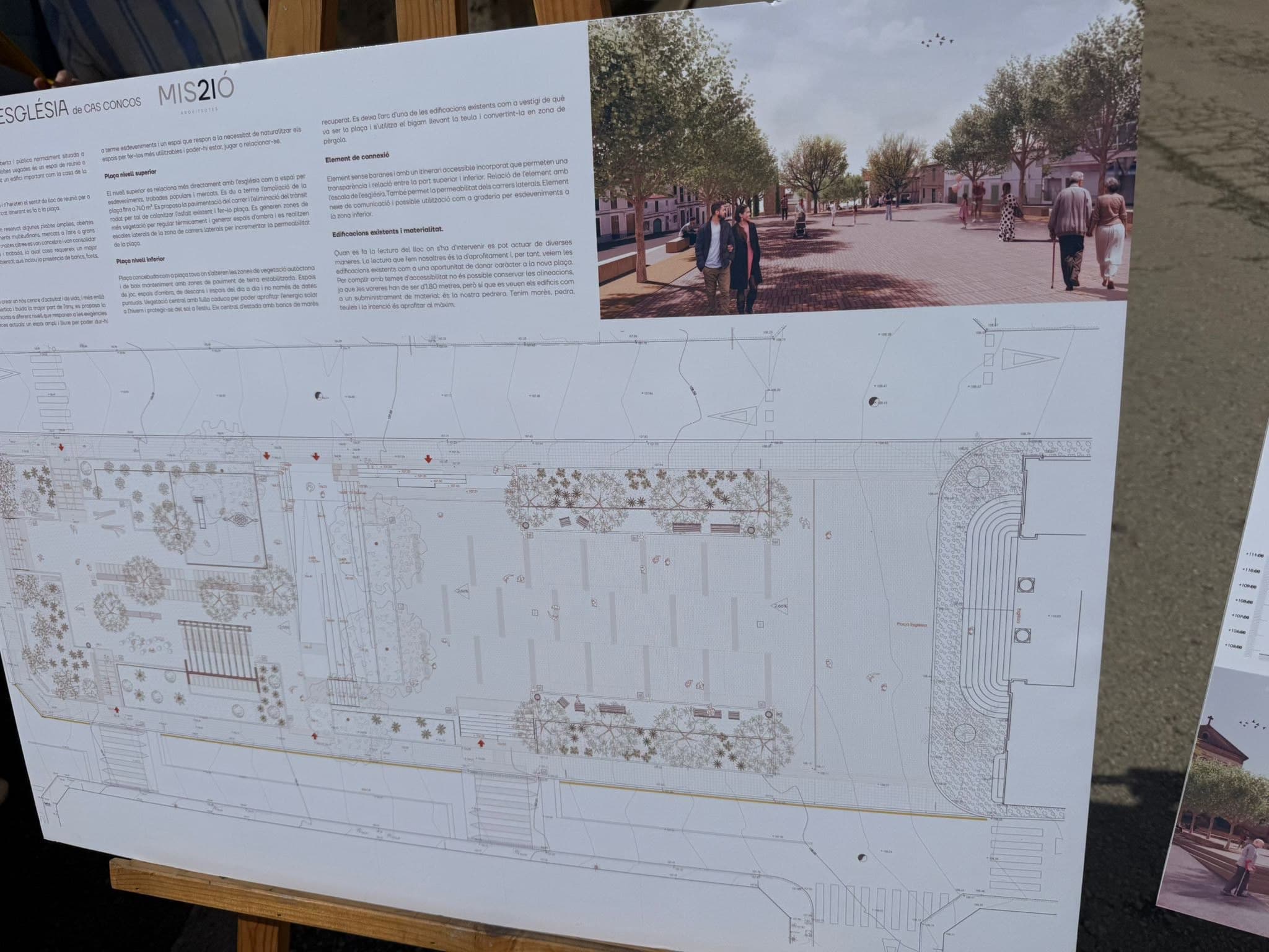 TRANSFORMACIÓN DE LA PLAÇA DE L'ESGLÉSIA DE CAS CONCOS miniatura 4