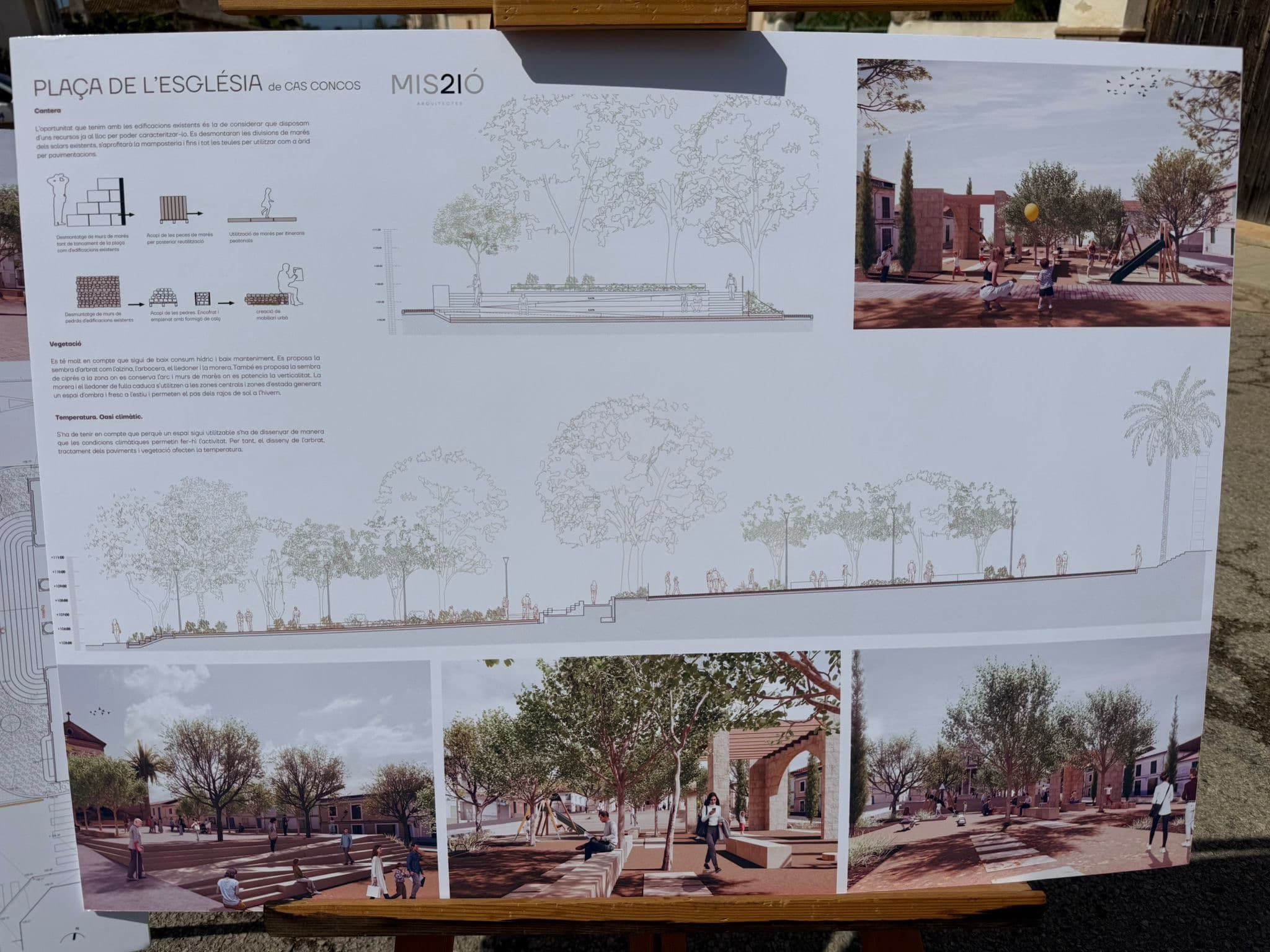 TRANSFORMACIÓN DE LA PLAÇA DE L'ESGLÉSIA DE CAS CONCOS miniatura 6